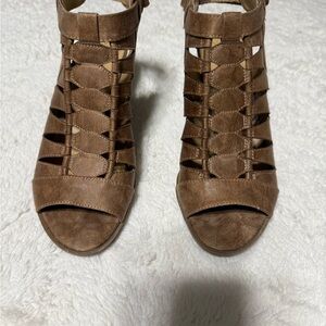 Brown Strappy Sandals size 8.5